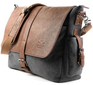 Vetelli laptop shoulder bag corner