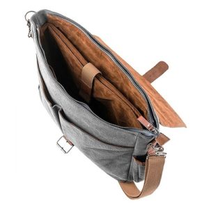 Vetelli laptop shoulder bag open