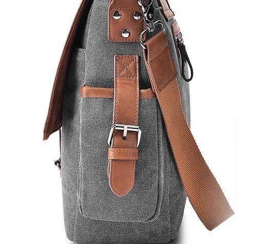 Vetelli laptop shoulder bag side