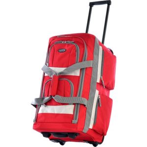 Olympia 22 inch duffel bag red